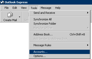 Internet Access - Outlook Express Accounts